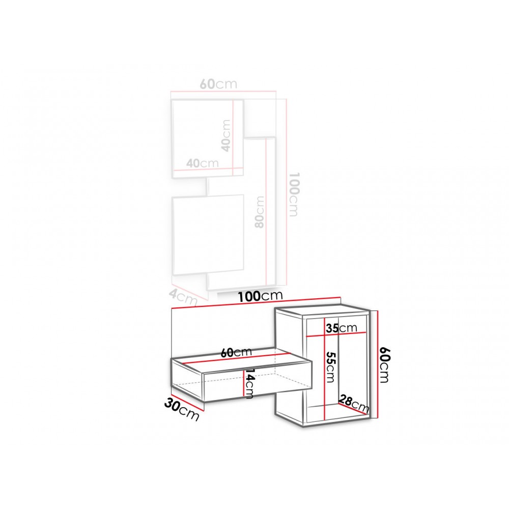 Κρεμαστό ράφι Squeezy