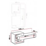 Κρεμαστό ράφι Squeezy square