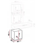 Κρεμαστό ντουλάπι Squeezy