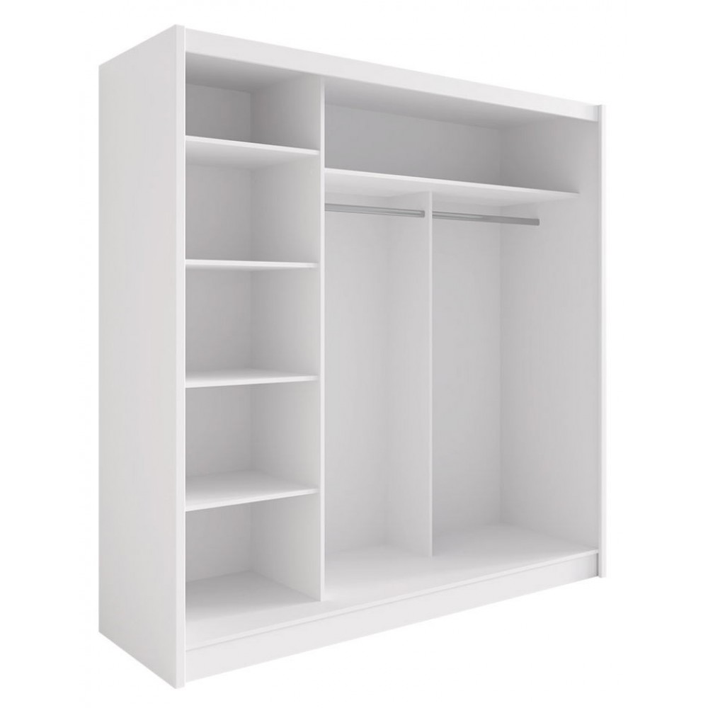 Ντουλάπα συρόμενη Aris με καθρέπτη mini