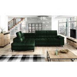 Γωνιακός καναπές Nord-Αριστερή-Prasino