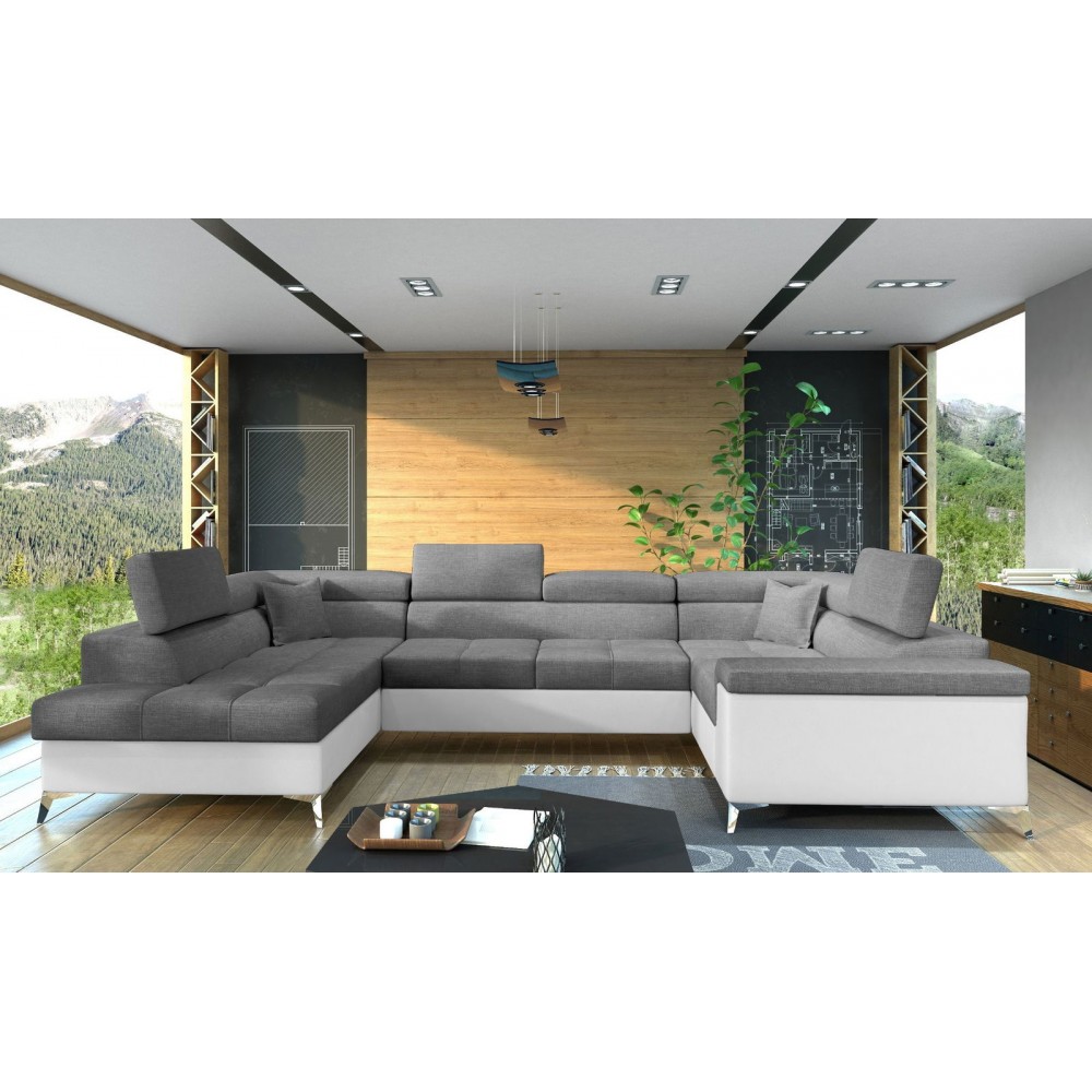 Γωνιακός καναπές Motta-Αριστερή-Leuko-Gkri