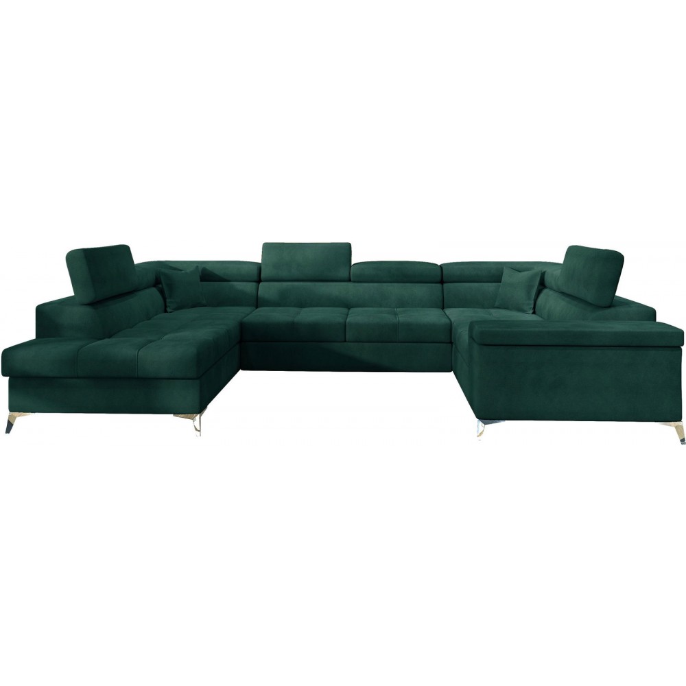 Γωνιακός καναπές Motta-Αριστερή-Prasino