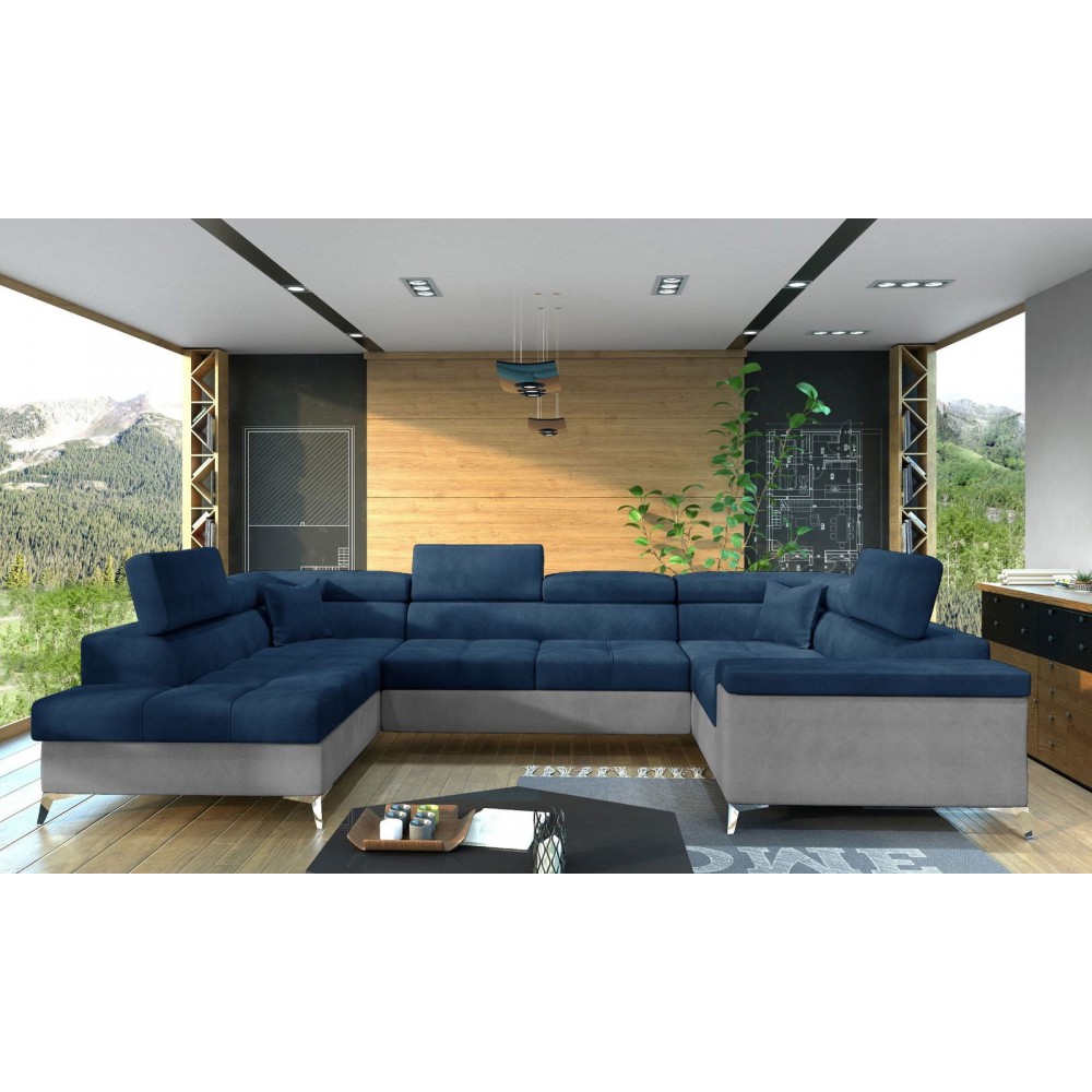 Γωνιακός καναπές Motta-Αριστερή-Gkri-Mple