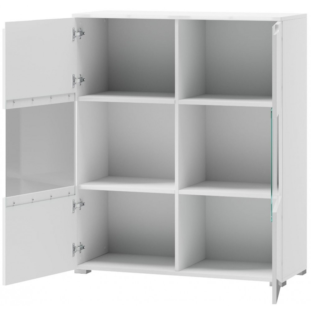 Βιτρίνα χαμηλή Aurora-Leuko