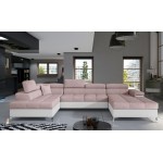 Γωνιακός καναπές Galeano-Δεξιά-Leuko-Roz