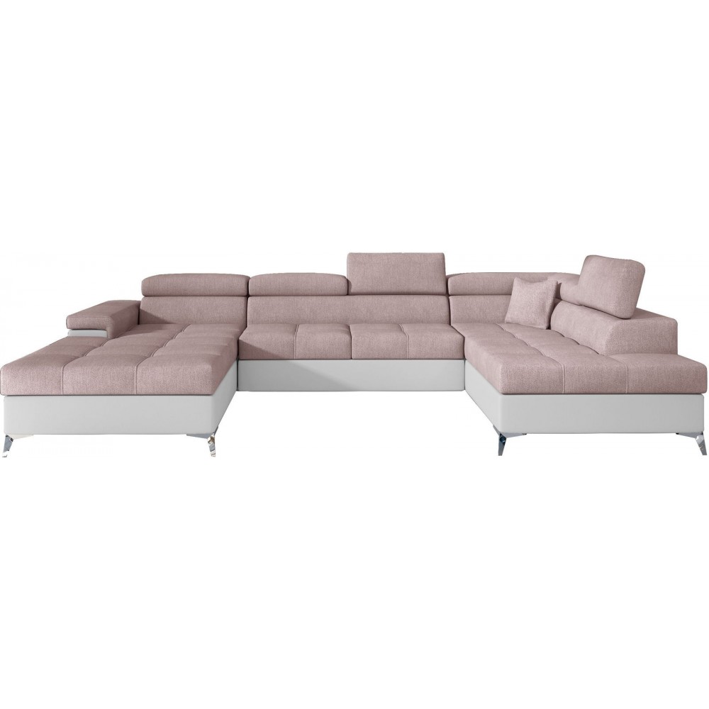 Γωνιακός καναπές Galeano-Αριστερή-Leuko-Roz