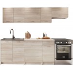 Σύνθεση κουζίνας Mela-Μήκος: 240 εκ.-Drus