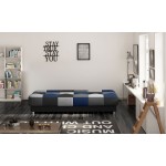 Καναπές - κρεβάτι Rojo-Gkri-Mple