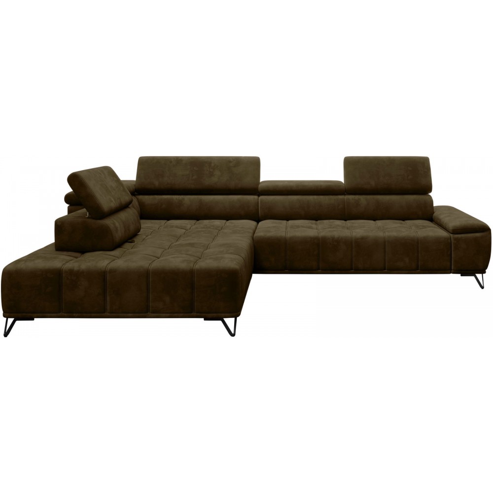 Γωνιακός καναπές Priscilla-Αριστερή-Chaki