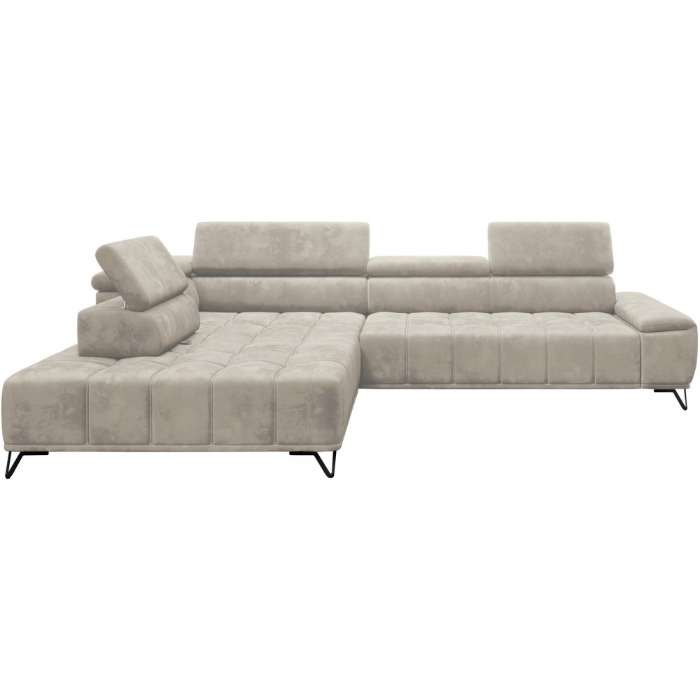 Γωνιακός καναπές Priscilla-Αριστερή-Leuko