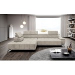 Γωνιακός καναπές Priscilla-Αριστερή-Leuko