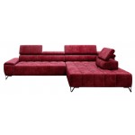 Γωνιακός καναπές Priscilla-Δεξιά-Kokkino