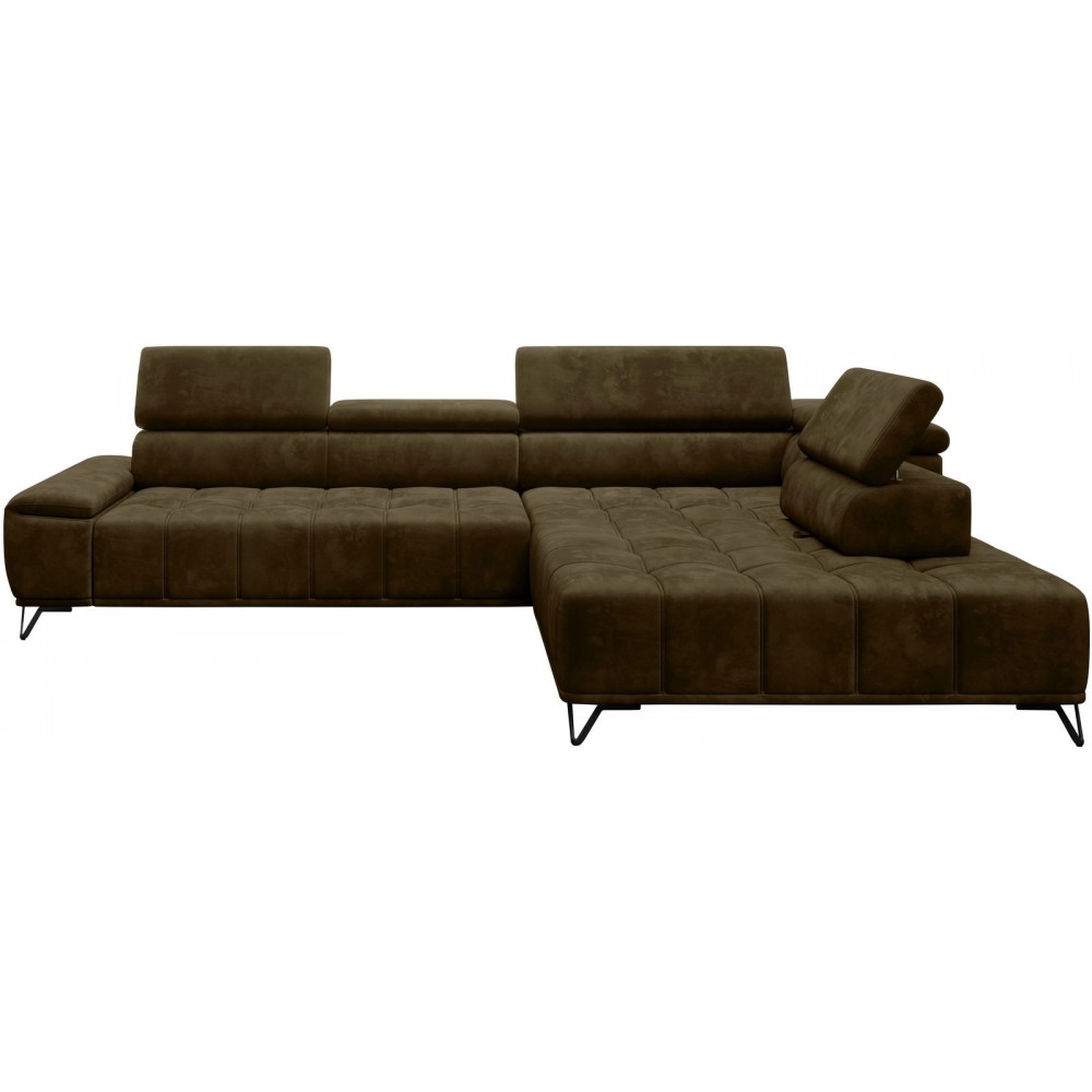 Γωνιακός καναπές Priscilla-Δεξιά-Chaki