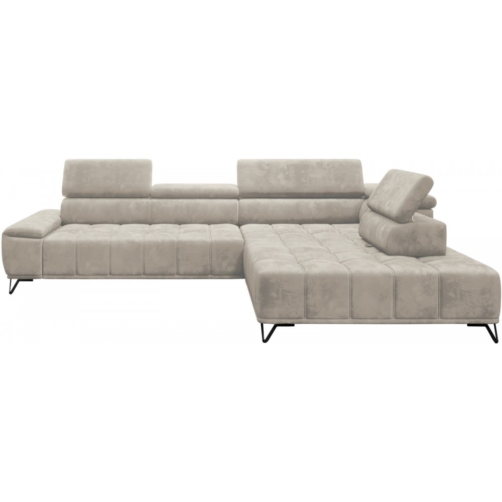 Γωνιακός καναπές Priscilla-Δεξιά-Leuko