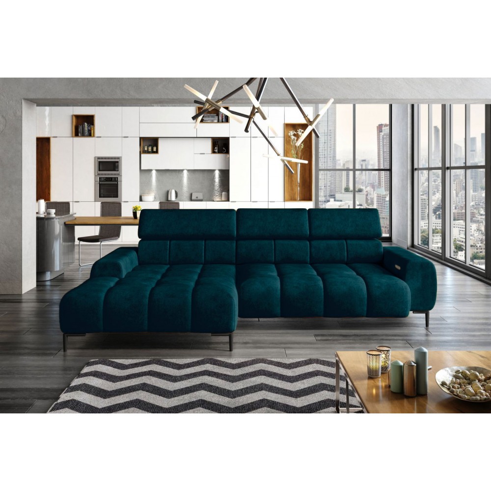 Γωνιακός καναπές Pallase mini-Αριστερή-Prasino