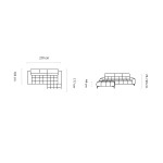 Γωνιακός καναπές Pallase mini-Δεξιά-Kitrino