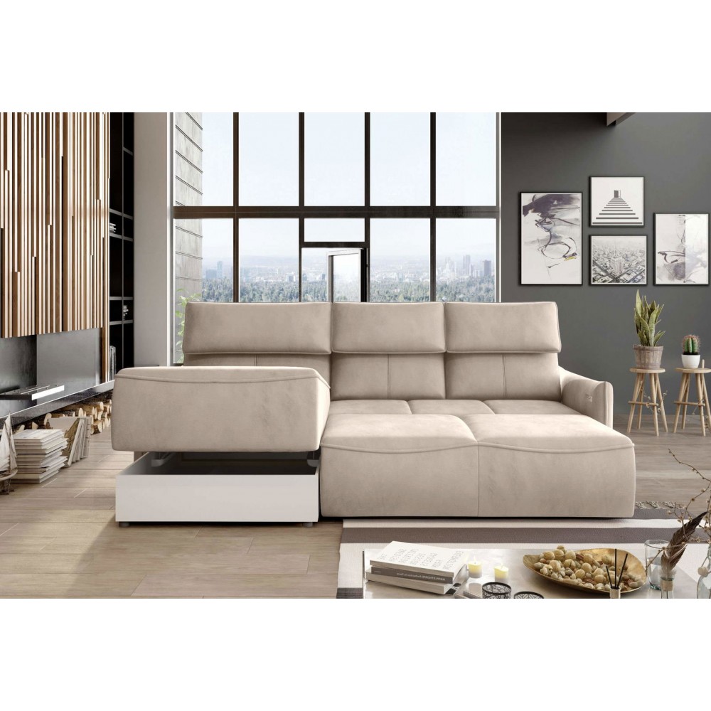 Γωνιακός καναπές Merlyn-Αριστερή-Mpez