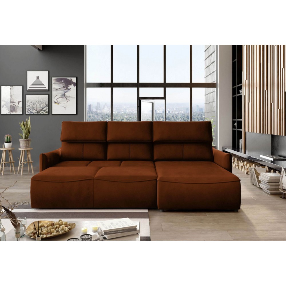 Γωνιακός καναπές Merlyn-Δεξιά-Portokali