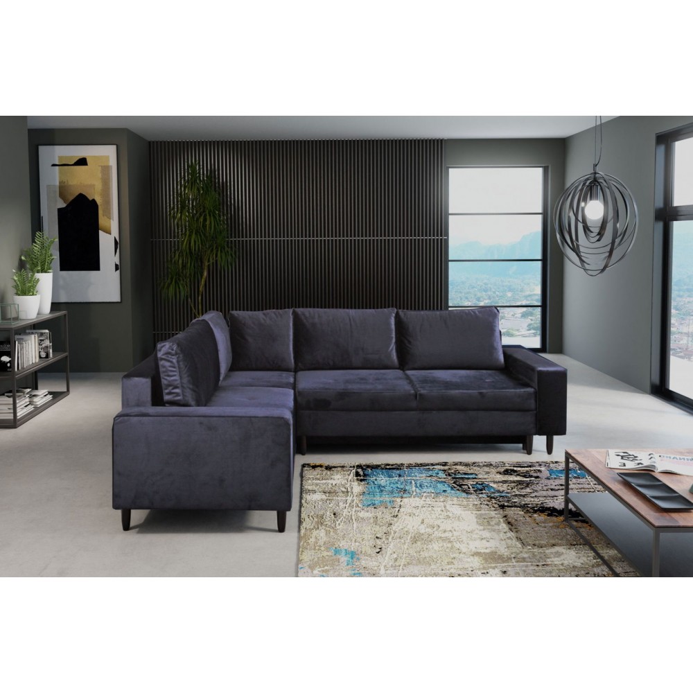 Γωνιακός καναπές Henriette-Αριστερή