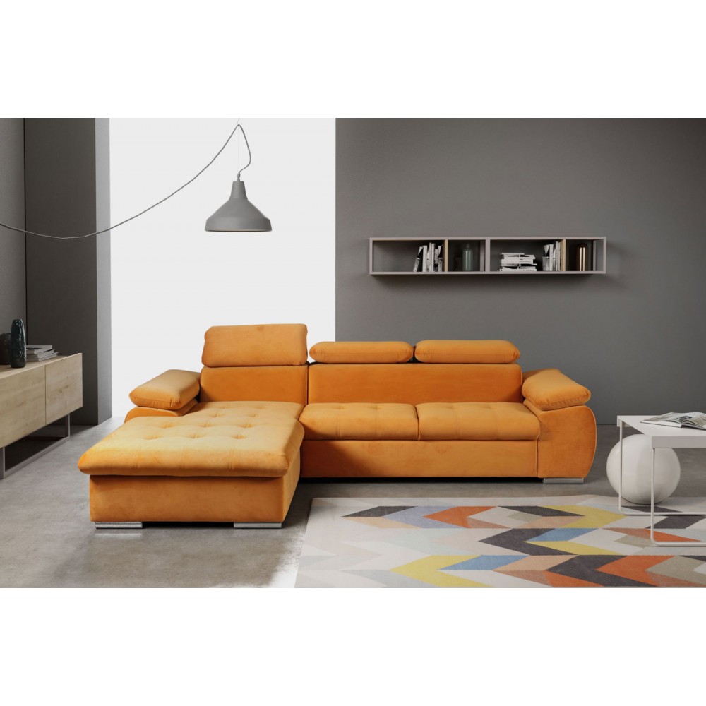 Γωνιακός καναπές Piemonte-Αριστερή-Portokali