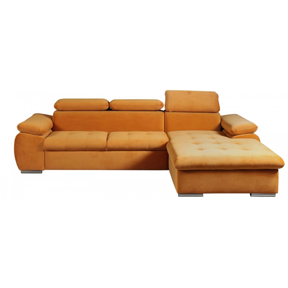 Γωνιακός καναπές Piemonte-Δεξιά-Portokali