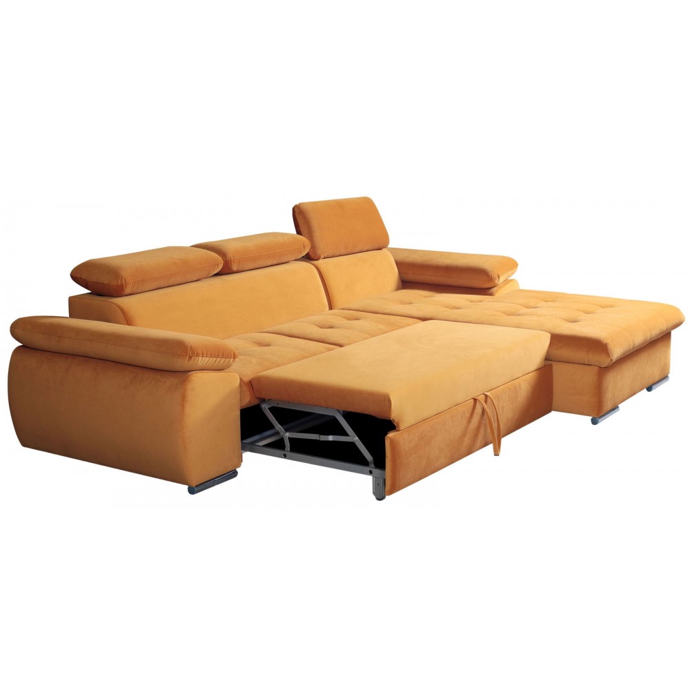 Γωνιακός καναπές Piemonte-Δεξιά-Portokali