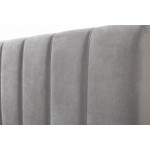 Επενδυμένο κρεβάτι Lingo-140 x 200-Gkri-Με μηχανισμό ανύψωσης