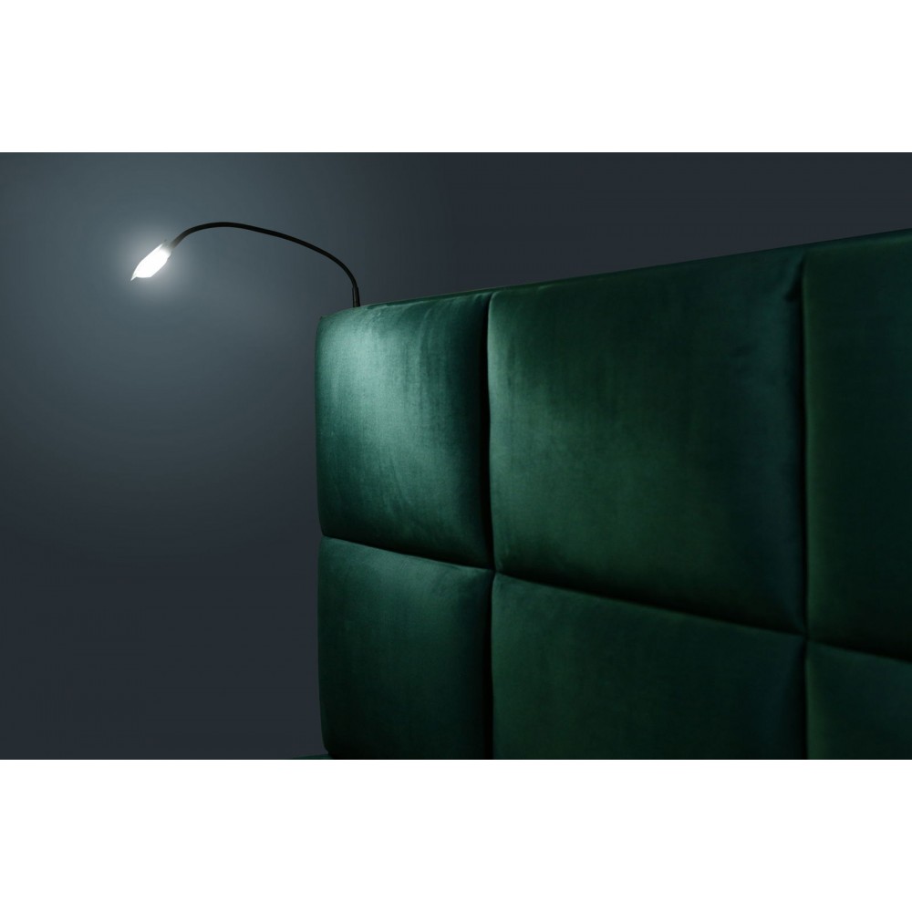 Επενδυμένο κρεβάτι Rehhag-Prasino-160 x 200-Με μηχανισμό ανύψωσης