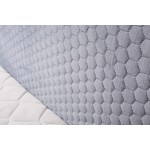 Επενδυμένο κρεβάτι Corneza με στρώμα-140 x 200