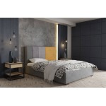 Επενδυμένο κρεβάτι Nasty-160 x 200-Χωρίς μηχανισμό ανύψωσης