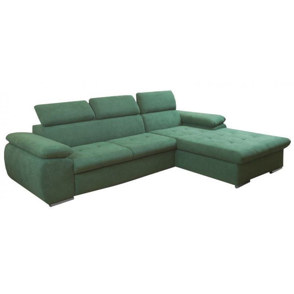 Γωνιακός καναπές Piemonte-Δεξιά-Prasino