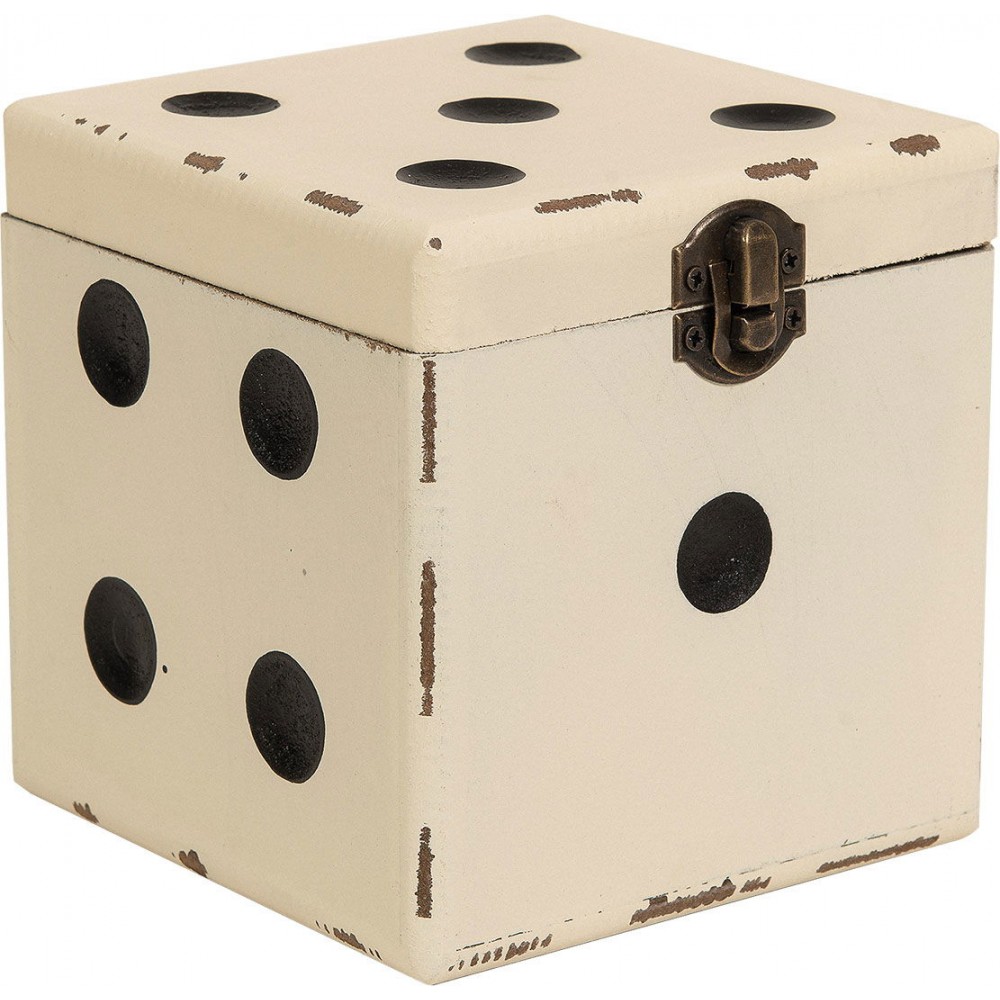 Κουτί αποθήκευσης Cubic-Μήκος: 12 εκ.-Λευκό