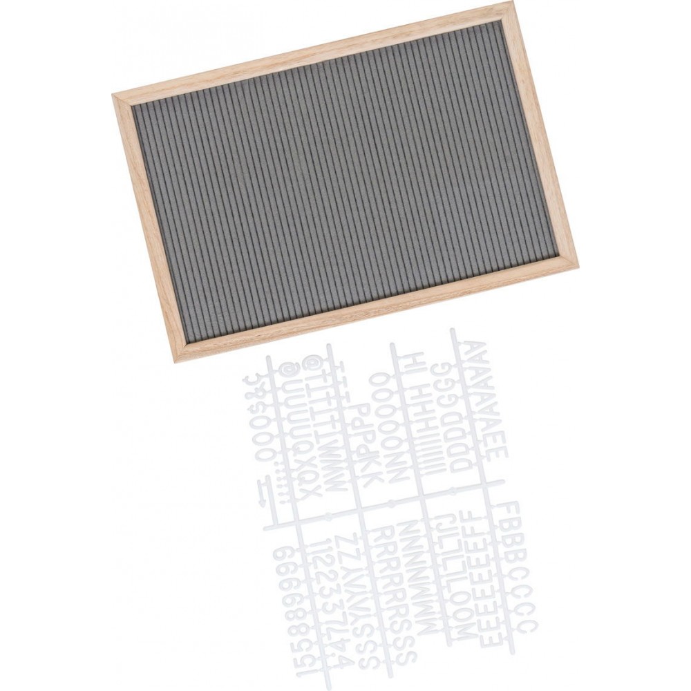 Πίνακας ανακοινώσεων Skriba με αυτοκόλλητα γράμματα-Ύψος: 45 εκ.