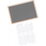 Πίνακας ανακοινώσεων Skriba με αυτοκόλλητα γράμματα-Ύψος: 45 εκ.