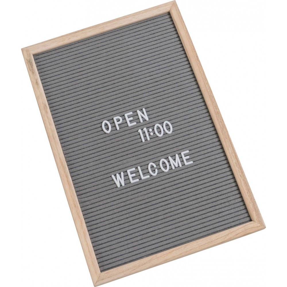 Πίνακας ανακοινώσεων Skriba με αυτοκόλλητα γράμματα-Ύψος: 45 εκ.