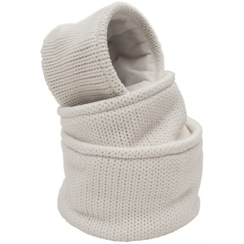 Υφασμάτινο καλάθι Bina plus-Λευκό