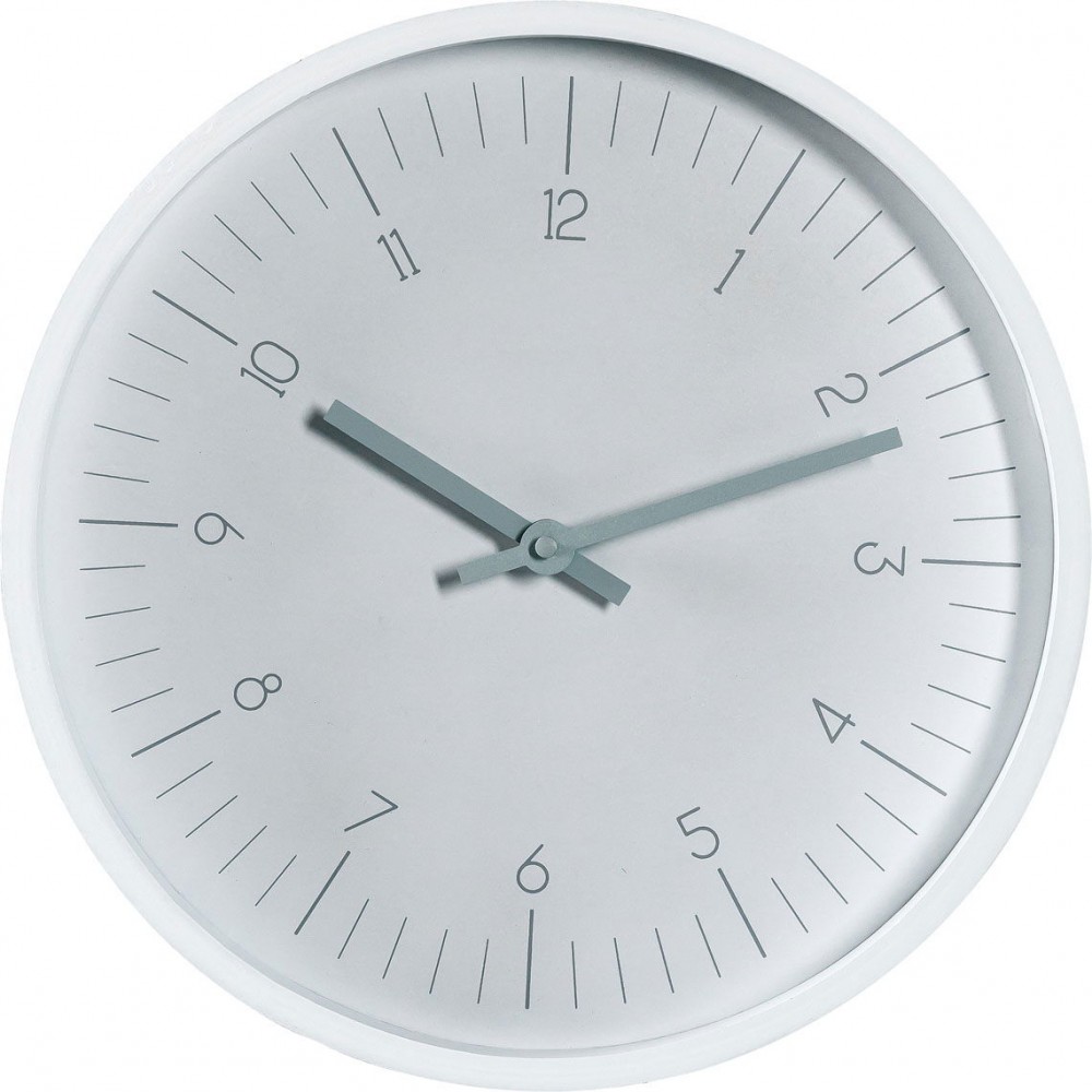 Ρολόι τοίχου Yule-Λευκό