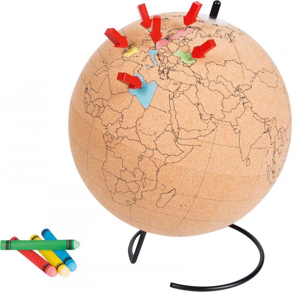 Υδρόγειος σφαίρα Globe για να την χρωματίσεις