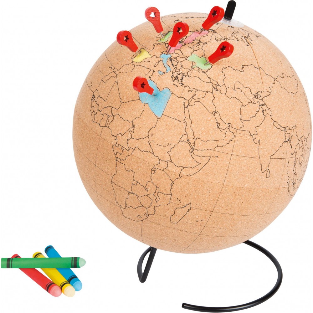 Υδρόγειος σφαίρα Globe για να την χρωματίσεις