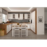 Επιδαπέδιο ντουλάπι Yvette 80 D 2F-Λευκό 80x52x82