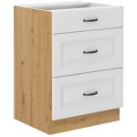 Επιδαπέδιο ντουλάπι Yvette 60 D 3S-Λευκό