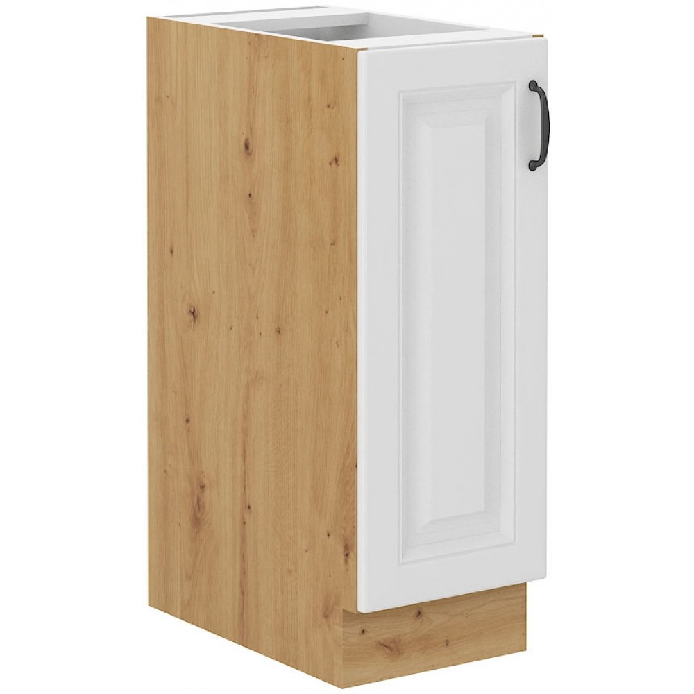 Επιδαπέδιο ντουλάπι με καλάθι Yvette 30 D-Λευκό