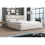 Επενδυμένο κρεβάτι Deco-160 x 200-Ekrou