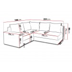 Γωνιακός καναπές Bono-Δεξιά