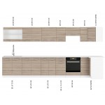 Σύνθεση κουζίνας Dawson 240x60