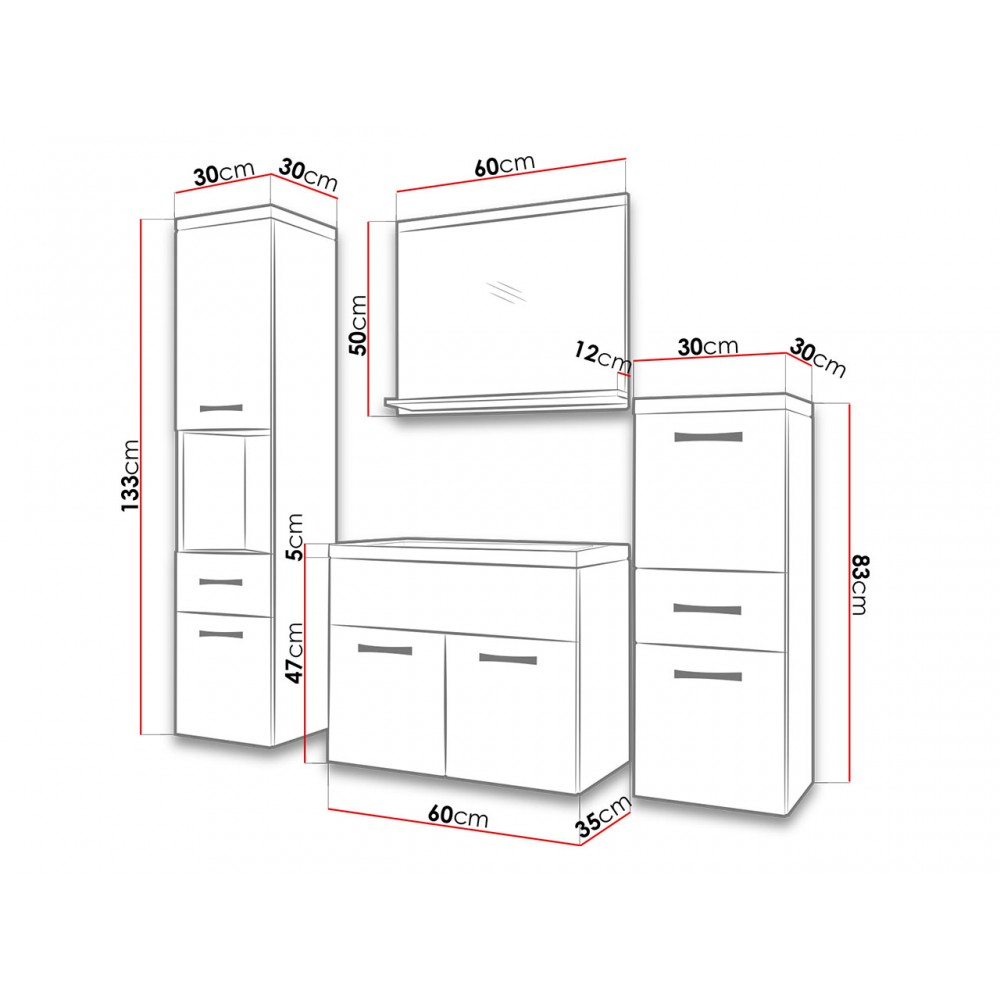 Σετ μπάνιου Albatros-Leuko Fusiko