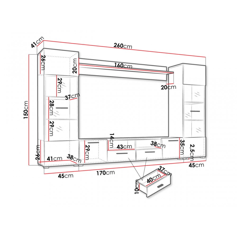 Σύνθετο σαλονιού Modica