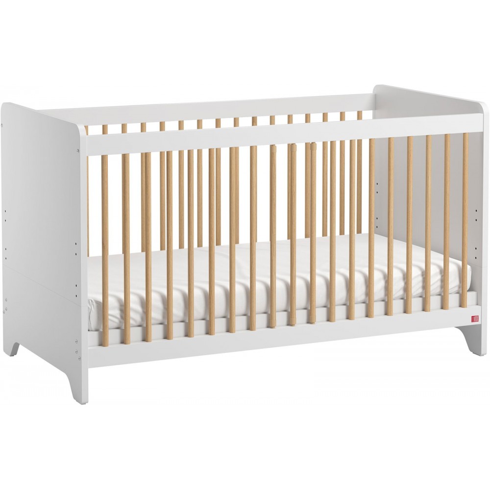 Κρεβάτι βρεφικό Leaf mini-Leuko Fusiko