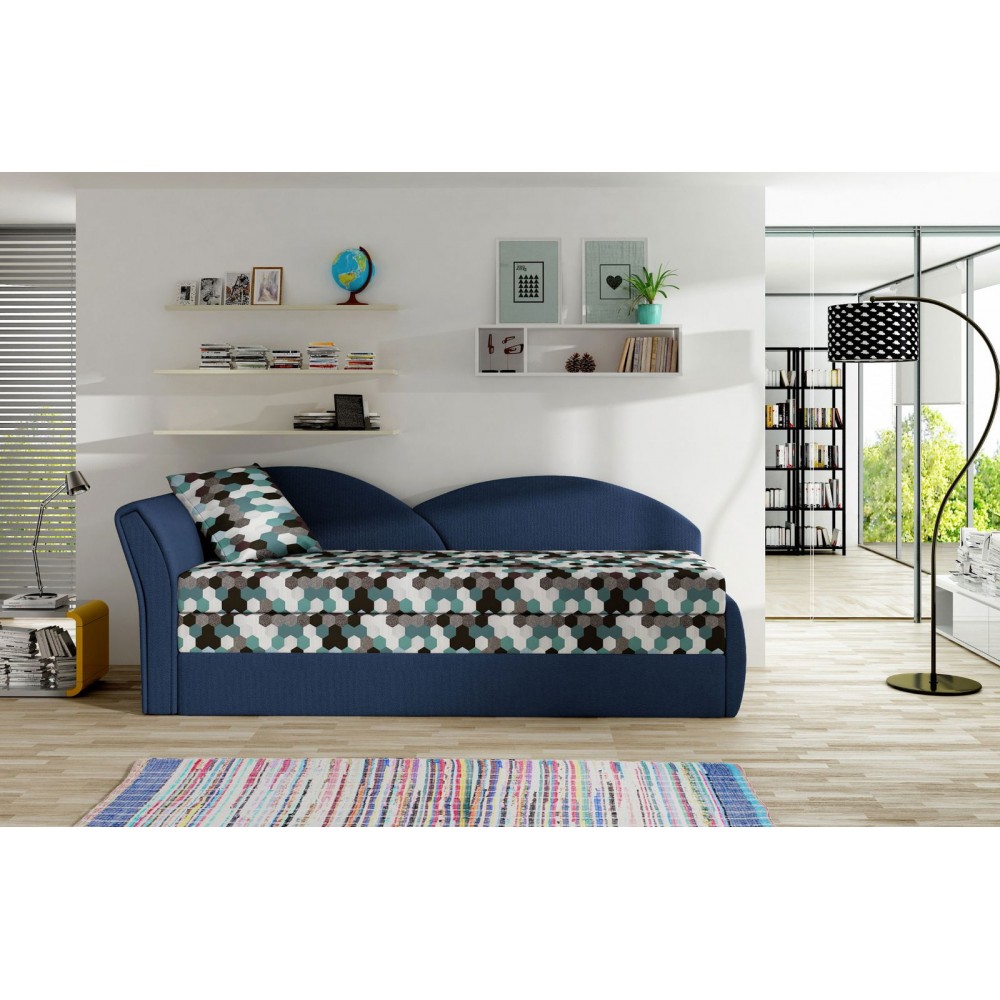 Καναπές - κρεβάτι Popcorn-Αριστερή-Mple - Patchwork